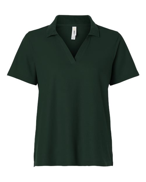 CORE365 CE106W, Women's Resolve Cvc Performance Pique Polo, Forest