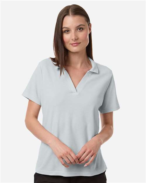 CORE365 CE106W, Women's Resolve Cvc Performance Pique Polo, Platinum