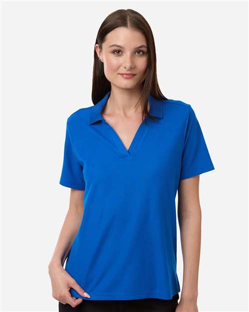 CORE365 CE106W, Women's Resolve Cvc Performance Pique Polo, True Royal