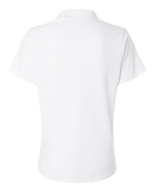CORE365 CE106W, Women's Resolve Cvc Performance Pique Polo, White