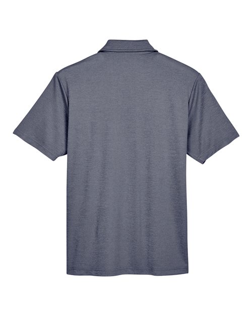 Devon & Jones DG22, Men's Crownlux Performance Address Mélange Polo, Navy Melange