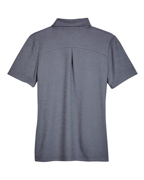 Devon & Jones DG22W, Women's Crownlux Performance Address Melange Polo, Navy Melange