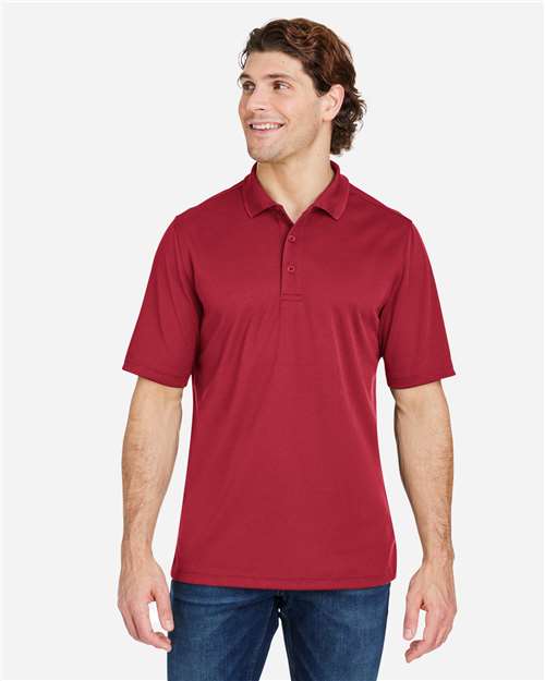CORE365 CE104, Men's Market Snag Protect Mesh Polo, Classic Red