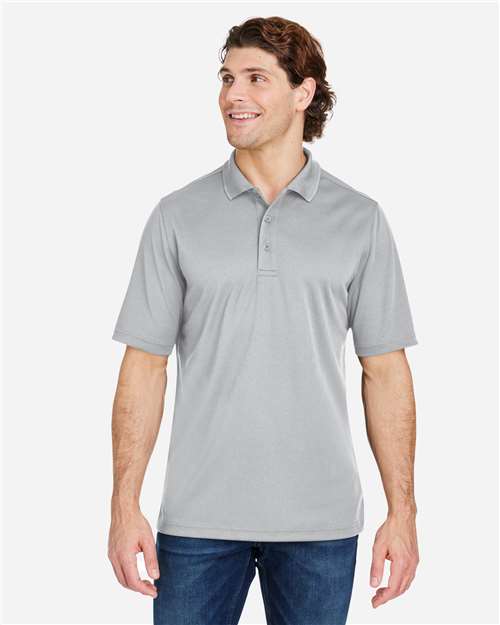 CORE365 CE104, Men's Market Snag Protect Mesh Polo, Platinum