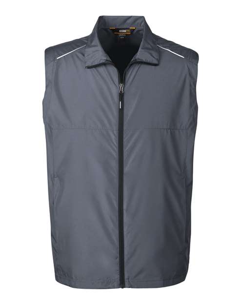 CORE365 CE703, Men's Techno Lite Unlined Vest, Carbon