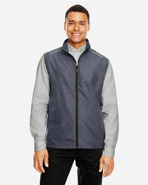 CORE365 CE703, Men's Techno Lite Unlined Vest, Carbon