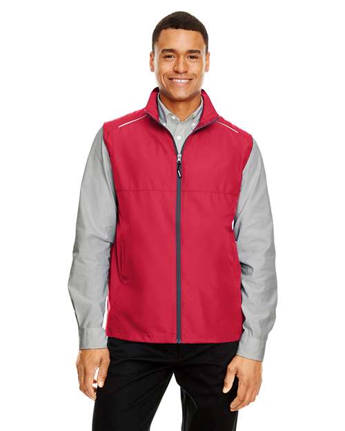 Men's Techno Lite Unlined Vest - - 13204 Classic Red 2-2.9 oz 301A7 AB Exclusive Brands Activewear Adjustable CA New ab CE703 CORE365 Drawstring Explore Corporate Explore Corporate Outings & Events Explore Corporate Team Building Full-Zips Jackets Mens & Unisex New AB Outerwear Pockets Polyester - 100% S&S Exclusive Brands Sleeveless Vests Water Resistant Zips
