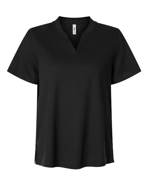 CORE365 CE108W, Women's Nova Performance Pique Polo, Black