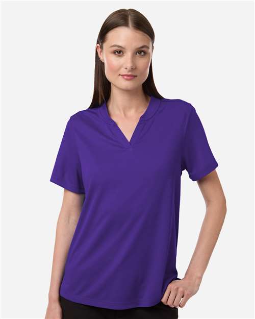 CORE365 CE108W, Women's Nova Performance Pique Polo, Campus Purple