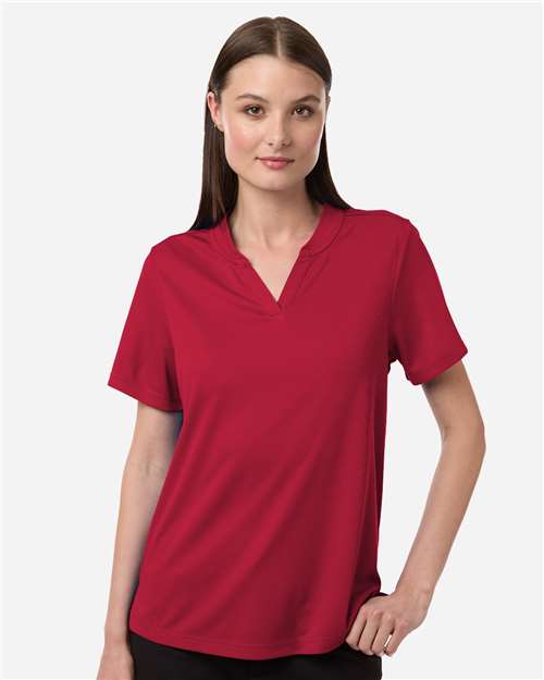 CORE365 CE108W, Women's Nova Performance Pique Polo, Classic Red