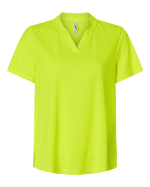 CORE365 CE108W, Women's Nova Performance Pique Polo, Safety Yellow