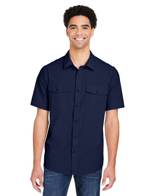 CORE365 CE510, Men's Ultra Uvp Marina Shirt, Classic Navy