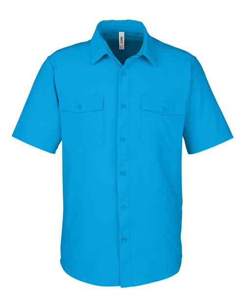 CORE365 CE510, Men's Ultra Uvp Marina Shirt, Electric Blue