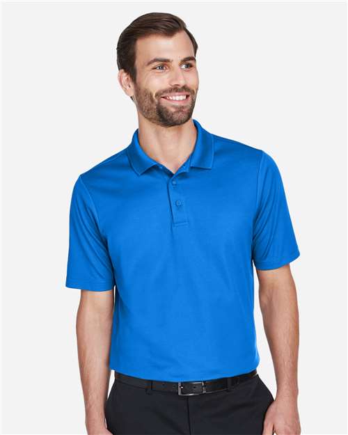 Devon & Jones DG20, Men's Crownlux Performance Plaited Polo, French Blue