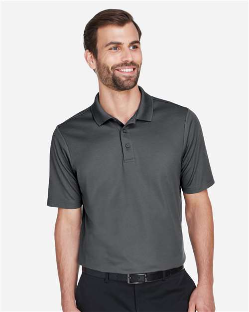 Devon & Jones DG20, Men's Crownlux Performance Plaited Polo, Graphite