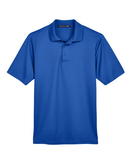 Devon & Jones DG20, Men's Crownlux Performance Plaited Polo, True Royal