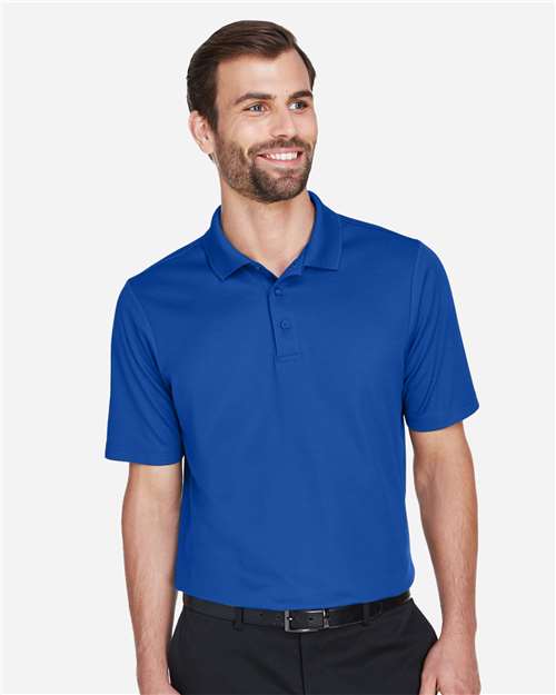 Devon & Jones DG20, Men's Crownlux Performance Plaited Polo, True Royal