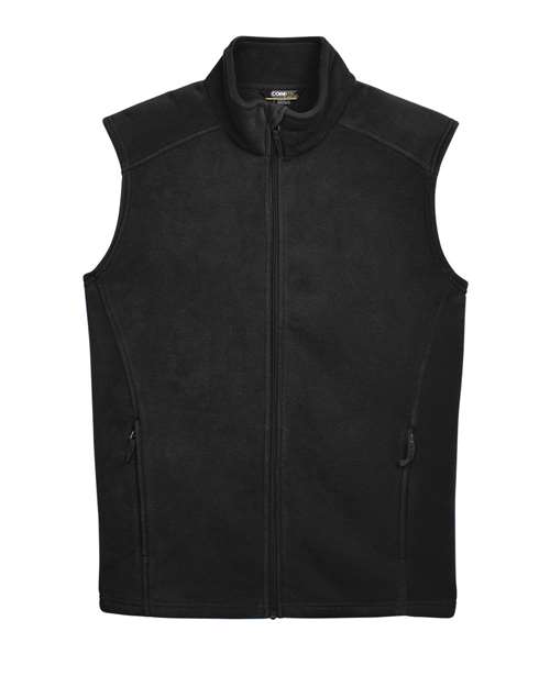 CORE365 88191, Men's Journey Fleece Vest, Black