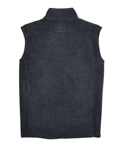 CORE365 88191, Men's Journey Fleece Vest, Heather Charcoal