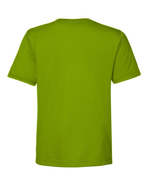 CORE365 CE10Y, Youth Capital Performance T-shirt, Acid Green