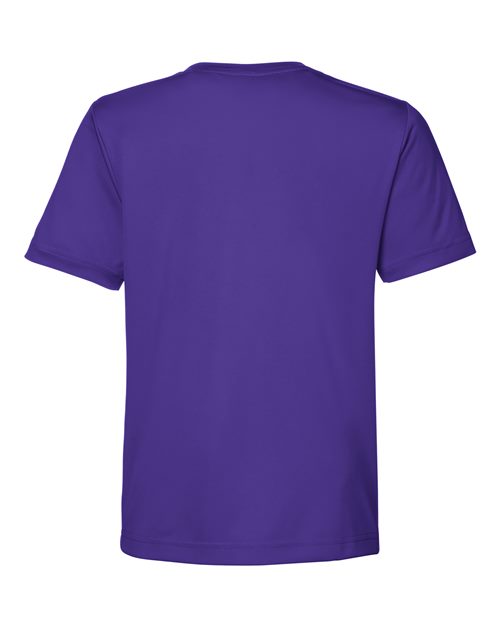CORE365 CE10Y, Youth Capital Performance T-shirt, Campus Purple