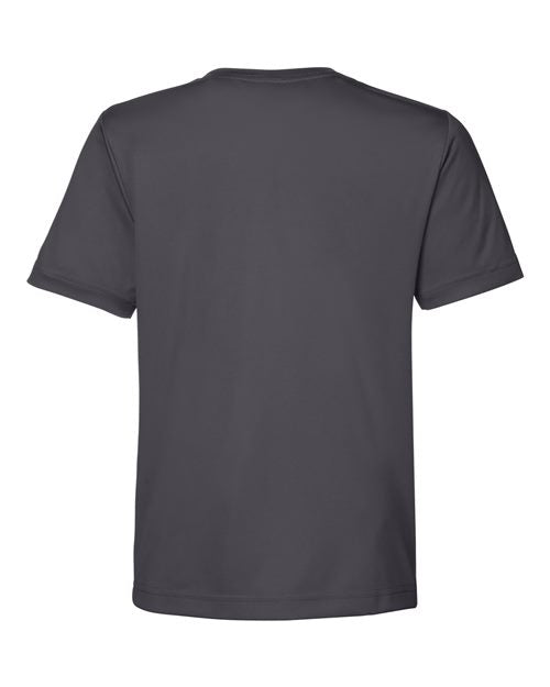 CORE365 CE10Y, Youth Capital Performance T-shirt, Carbon