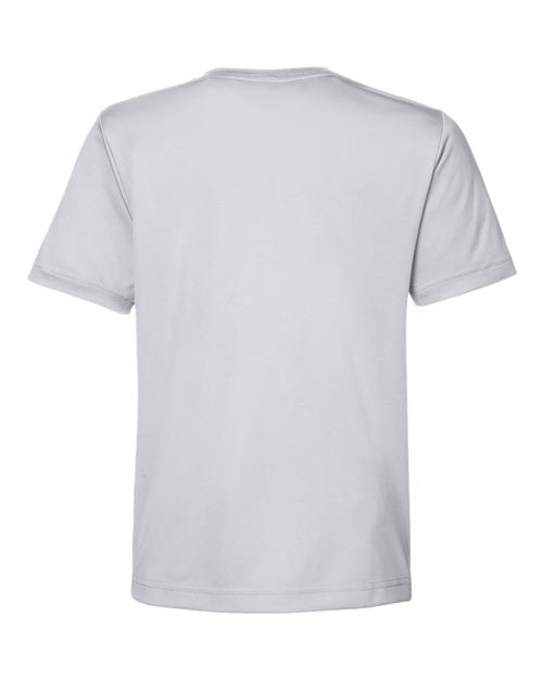 CORE365 CE10Y, Youth Capital Performance T-shirt, Platinum