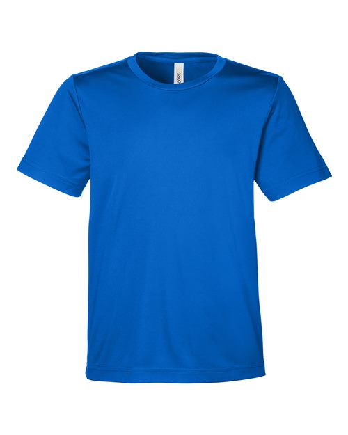 CORE365 CE10Y, Youth Capital Performance T-shirt, True Royal