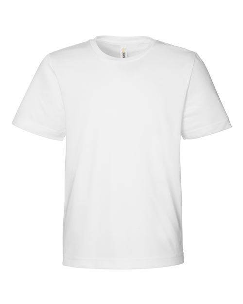 CORE365 CE10Y, Youth Capital Performance T-shirt, White