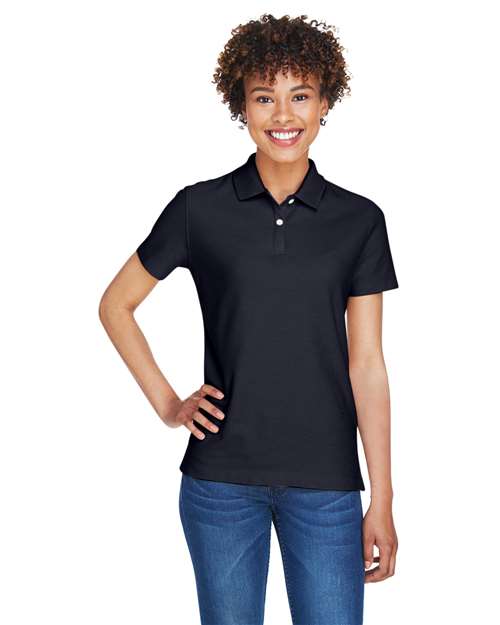 Women's DRYTEC20™ Performance Polo - - 13213 Navy 6-6.9 oz 629B2 AB Exclusive Brands CA New ab Cotton - 100% Devon & Jones DG150W Moisture-Management New AB Performance Pique Polos Polos & Knits S&S Deep Deals S&S Exclusive Brands Short Sleeves Side Seams Sport Shirts Tops Womens