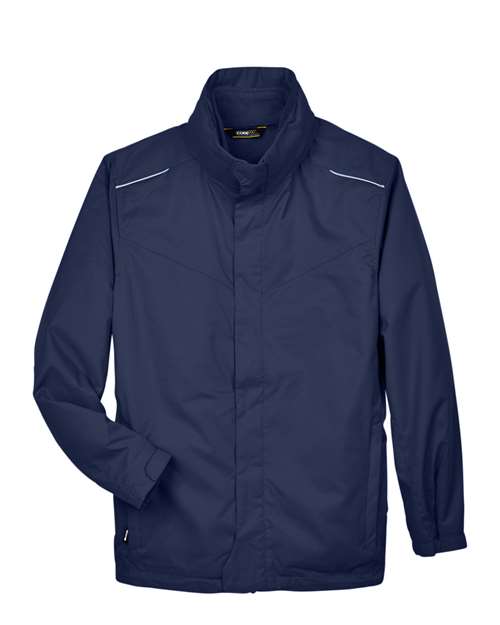 CORE365 88205, Men's Region 3-in-1 Jacket With Fleece Liner, Classic Navy