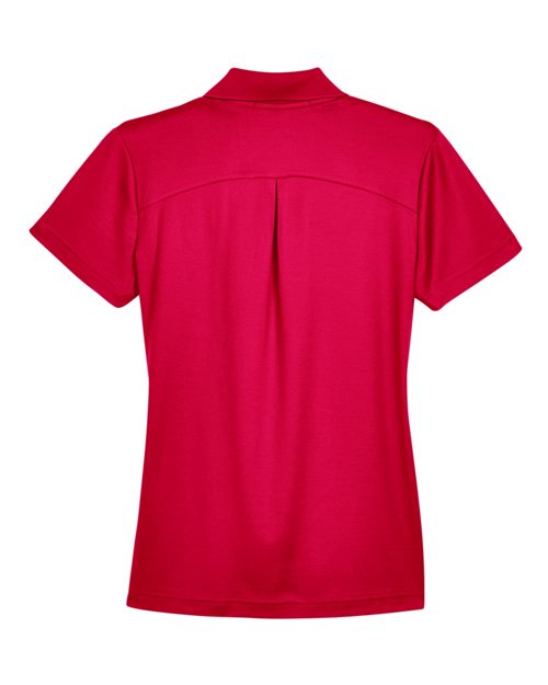 Devon & Jones DG20W, Women's Crownlux Performance Plaited Polo, Red