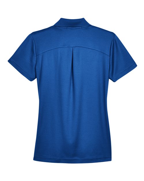 Devon & Jones DG20W, Women's Crownlux Performance Plaited Polo, True Royal