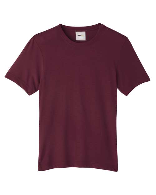 CORE365 CE111Y, Youth Fusion Chromasoft Performance T-shirt, Burgundy