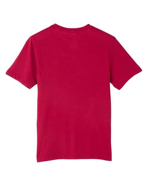 CORE365 CE111Y, Youth Fusion Chromasoft Performance T-shirt, Classic Red