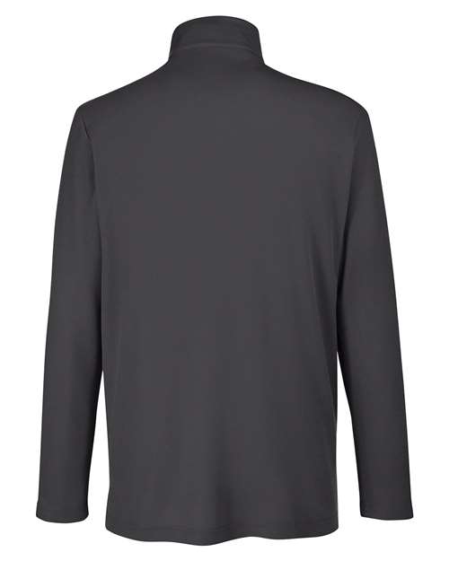 CORE365 CE405, Men's Fusion Chromasoft Pique Quarter-zip Pullover, Carbon