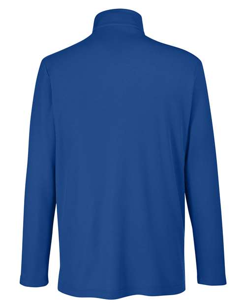 CORE365 CE405, Men's Fusion Chromasoft Pique Quarter-zip Pullover, True Royal
