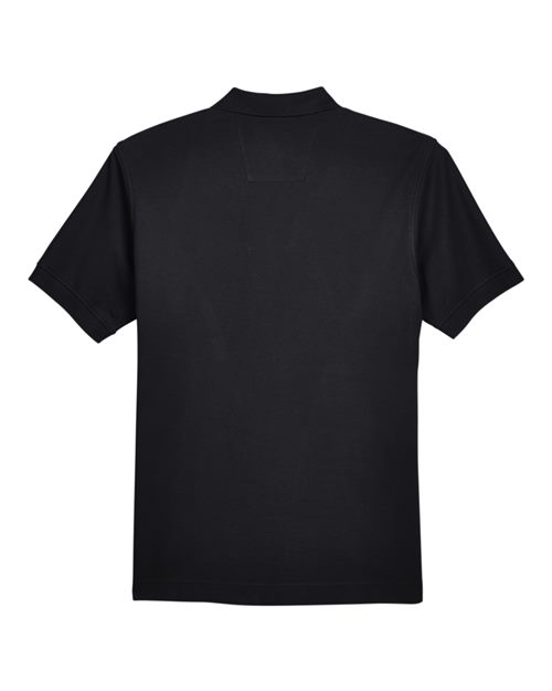 Devon & Jones D100, Men's Pima Piqué Polo, Black