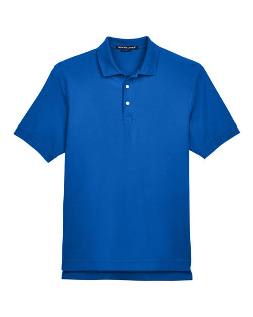 Devon & Jones D100, Men's Pima Piqué Polo, French Blue
