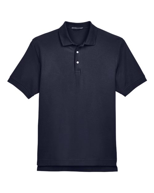Devon & Jones D100, Men's Pima Piqué Polo, Navy