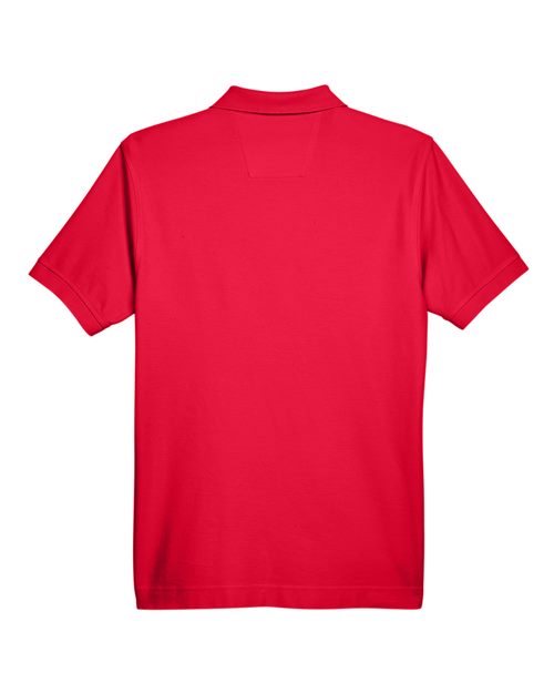 Devon & Jones D100, Men's Pima Piqué Polo, Red