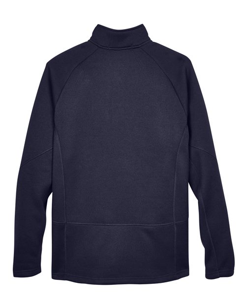 Devon & Jones DG792, Unisex Bristol Sweater Fleece Quarter-zip Pullover, Navy