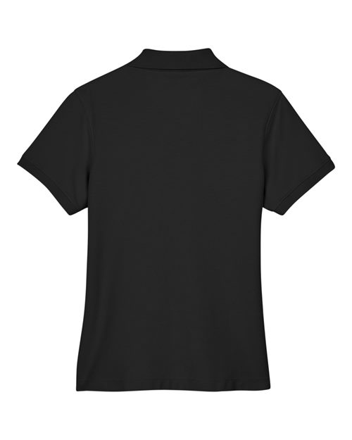 Devon & Jones D100W, Women's Pima Piqué Polo, Black