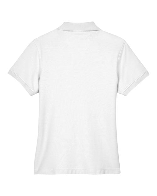 Devon & Jones D100W, Women's Pima Piqué Polo, White