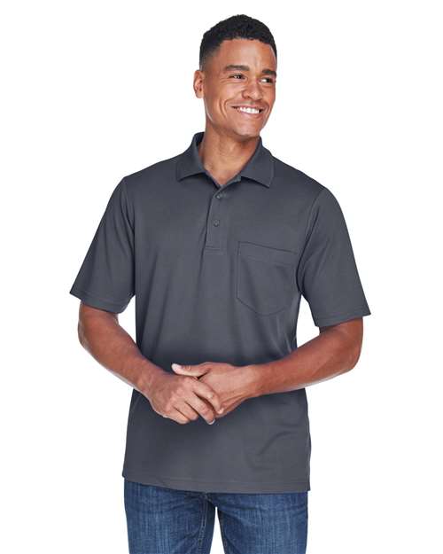 Men's Origin Performance Piqué Polo with Pocket - - 13227 Carbon 2025 Polo Guide 2025 Polo Guide Uniforms 2025 Polo Guide Uniforms - Corporate & Business 222A7 4-4.9 oz 88181P AB Exclusive Brands Activewear Antimicrobial CA New ab CORE365 Mens & Unisex Moisture-Management New AB Performance Pique Pockets Polos Polos & Knits Polyester - 100% S&S Exclusive Brands Safety Short Sleeves Side Seams Spiritwear Sport Shirts Sun/UV Protection Tops