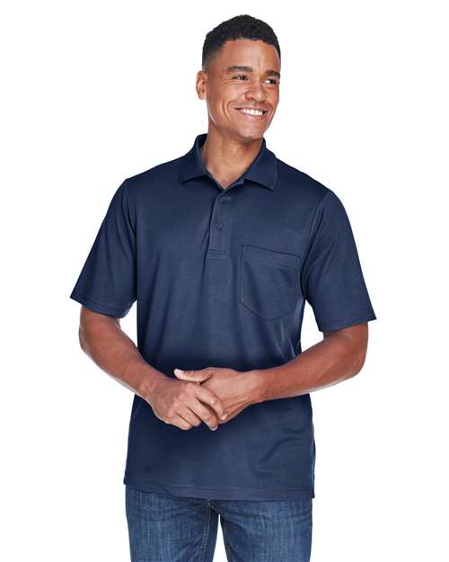 Men's Origin Performance Piqué Polo with Pocket - - 13227 Classic Navy 2025 Polo Guide 2025 Polo Guide Uniforms 2025 Polo Guide Uniforms - Corporate & Business 222A7 4-4.9 oz 88181P AB Exclusive Brands Activewear Antimicrobial CA New ab CORE365 Mens & Unisex Moisture-Management New AB Performance Pique Pockets Polos Polos & Knits Polyester - 100% S&S Exclusive Brands Safety Short Sleeves Side Seams Spiritwear Sport Shirts Sun/UV Protection Tops