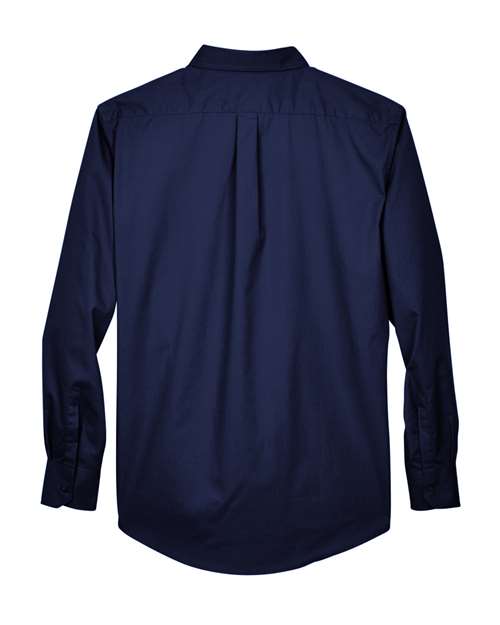 CORE365 88193, Men's Operate Twill Dress Shirt, Classic Navy