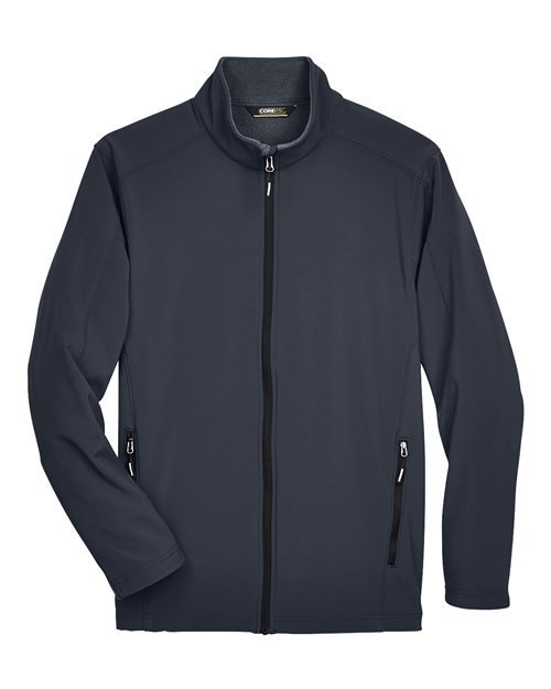 CORE365 88184, Men's Cruise Two-layer Fleece Bonded Soft Shell Jacket, Carbon