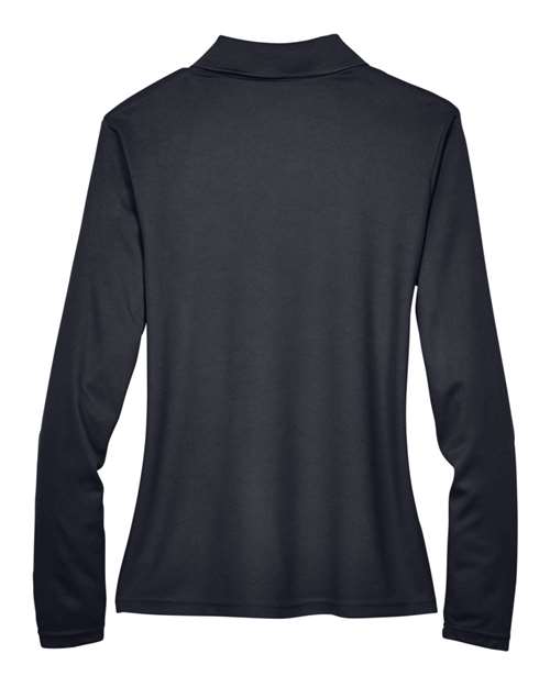 CORE365 78192, Women's Pinnacle Performance Long Sleeve Piqué Polo, Carbon