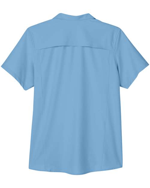 CORE365 CE510W, Women's Ultra Uvp Marina Shirt, Columbia Blue